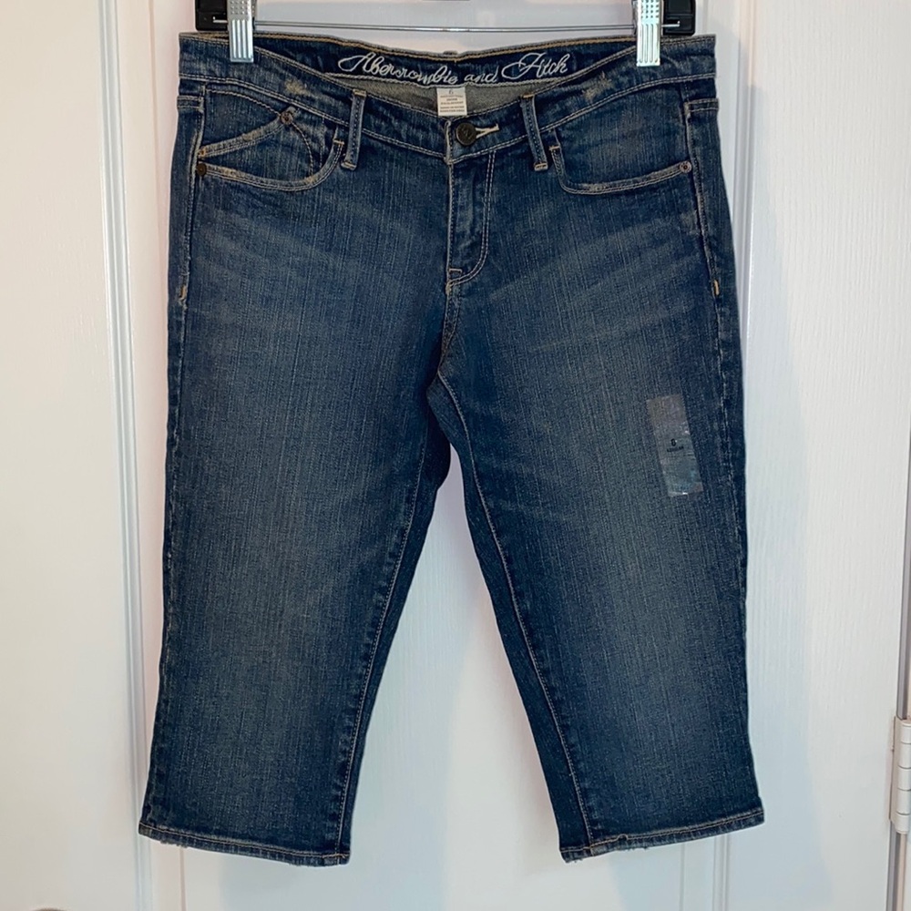 NWT Y2K‎ Abercrombie And Fitch Denim Capris